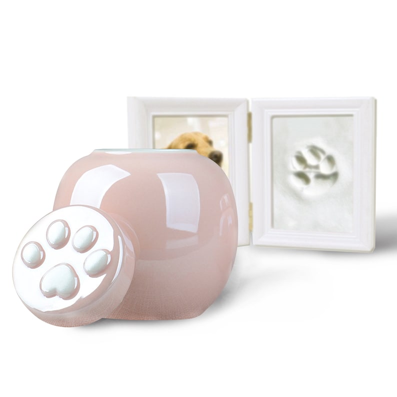 Personalized Pet Urn: A handcrafted memorial for a beloved pet | Custom engraving available-Pet Loss Gifts-Unique Pottery Urn-Gifts for Pets