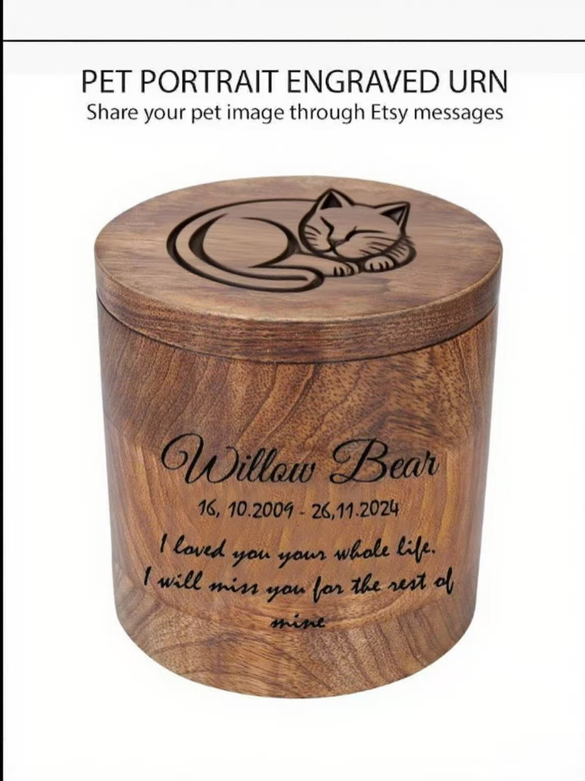Customized avatar pet coffin