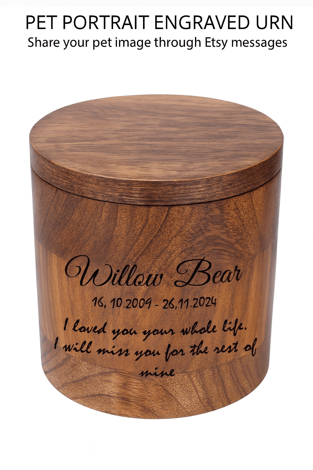 Customized avatar pet coffin