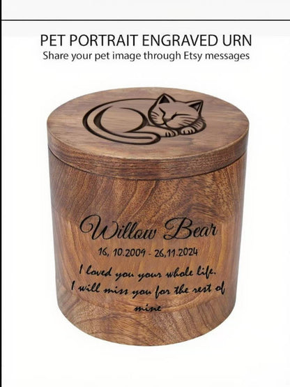 Customized avatar pet coffin