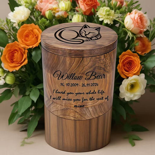 Customized avatar pet coffin